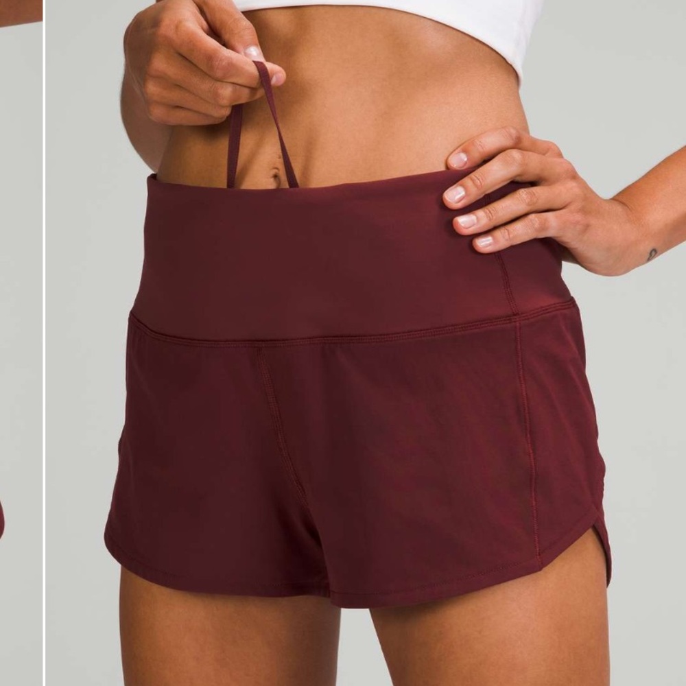 Lululemonn speed up shorts